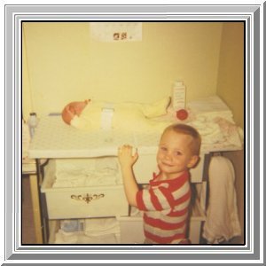 Rick and Baby Jeremy - 1970